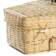 Bamboo Traditonal Wicker Coffin - Willow