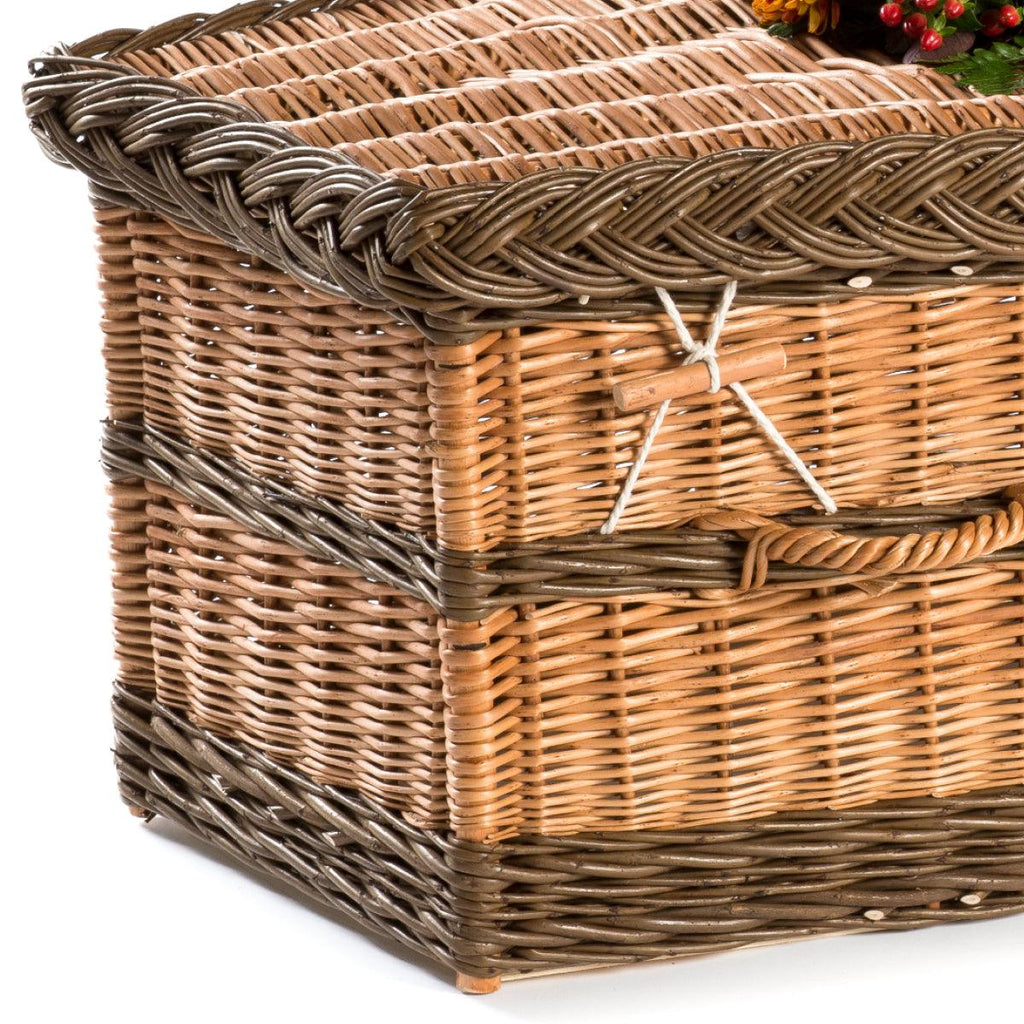 Green English Willow Wicker Coffin English Coffin Willow