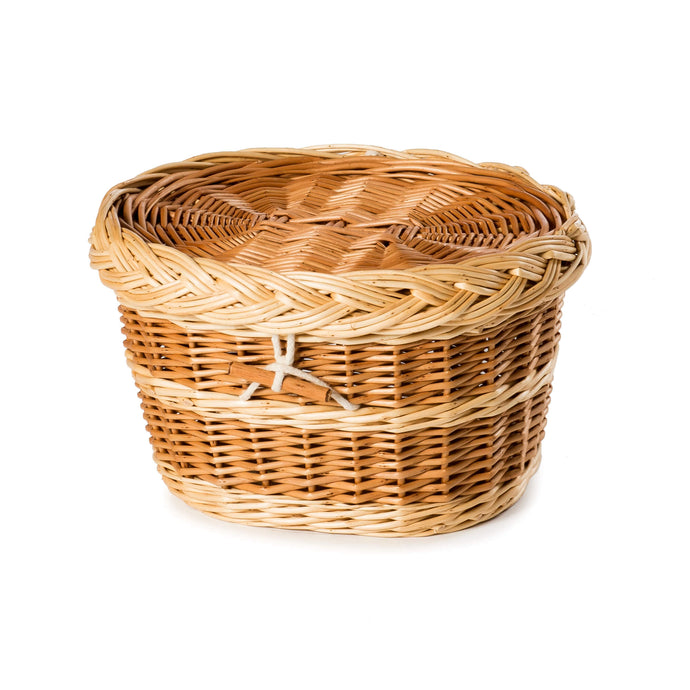 English Willow White Ashes Casket