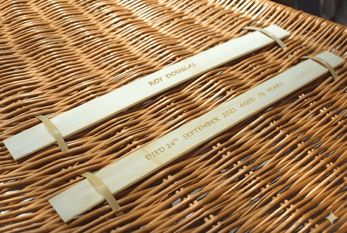 Engraved Bamboo Nameplate