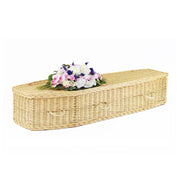 Langley Traditional Light Willow Coffin