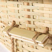 Bamboo Rounded Wicker Coffin - Willow