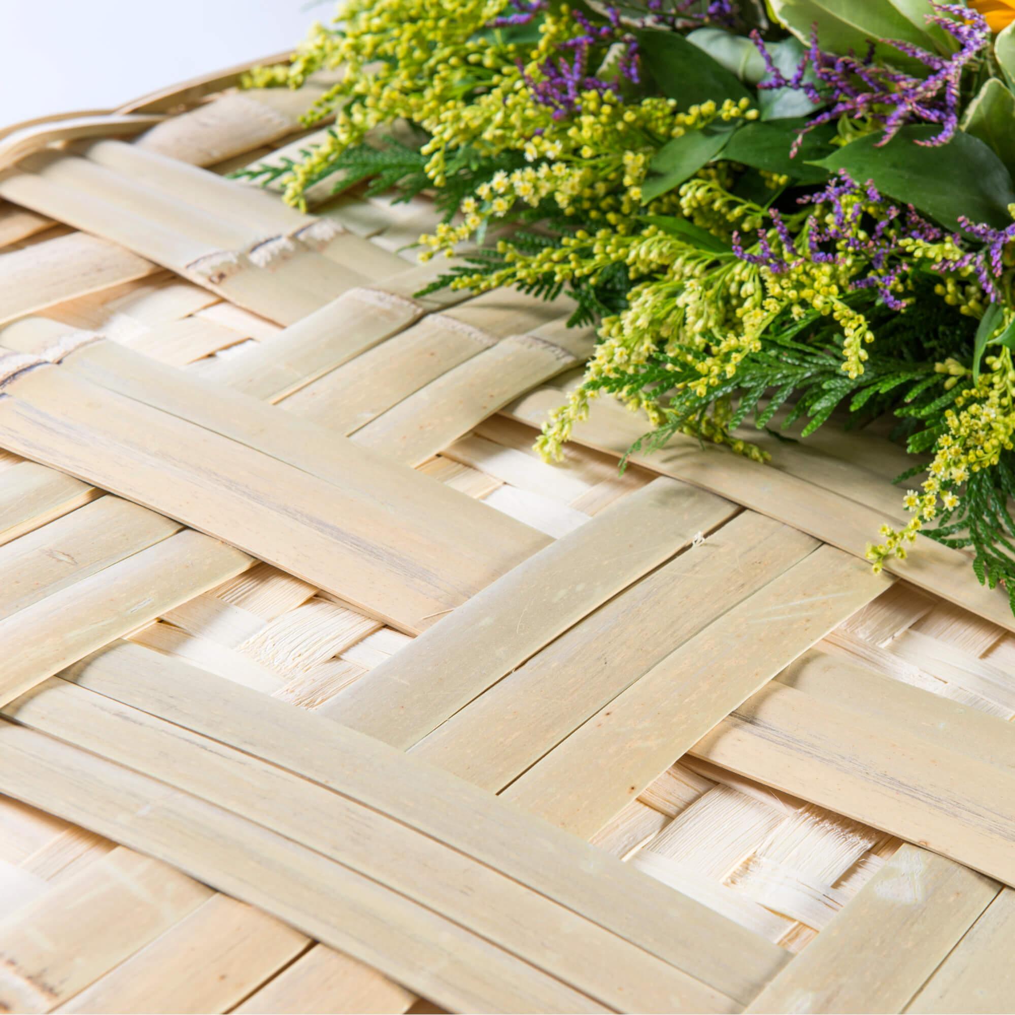 Bamboo Eco Coffin Lid  - Thinkwillow.com Free UK mainland delivery