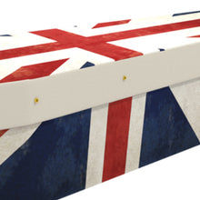 Union Jack Cardboard Coffin
