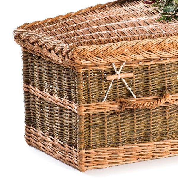 Willow Wicker coffin detail - Thinkwillow.com