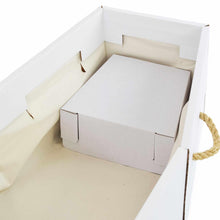 White Cardboard Coffin - Willow